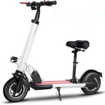 ZHYU Portable folding adult electric scooter two-wheeled lithium battery scooter shock absorber bicycle-36v10A/35-45KM