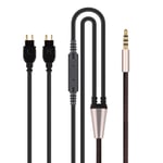 HanSnby Audio Cable Replacement - Compatible with Sennheiser HD525 HD545 HD565 HD580 HD600 HD650 Headphone and Compatible with Samsung Galaxy Huawei Android with in-Line Mic and Remote Volume Control