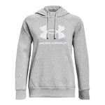 Under Armour Women's UA Rival Fleece Big Logo Hoodie, Running Hoodie with Loose Fit, Comfortable Women's Hoodie with Stylish Logo