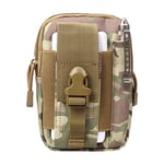 1PCS Men's Belt Bag Canvas Belt Bag Belt Mobile Phone Straight Foot Bag 6.8 Inch Mobile Phone Belt Bag (Color : C)