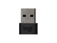 Logitech Logi Zone Wired USB-A Adapter - USB-adapter - USB typ A (hane) till 24 pin USB-C (hona) - grafit - för Zone Wired MSFT Teams