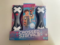 CROSSED SIGNALS Electronic Games with Pair of Talking Light Wands Mattel NEW