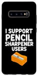 Coque pour Galaxy S10+ I Support Taille-crayon Manuel Rotatif Utilisateurs Graphite