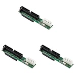 3X 7+15Pin 2.5 Sata Female to 3.5 Inch Ide Sata to Ide Adapter Converter Maeff