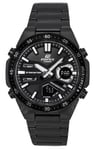 Casio Edifice Black Dial Sports Quartz 100M Men's Watch EFV-C110DC-1A