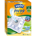 Swirl 220984, Vacuum Cleaner Bag PH 99 MP Plus Green, Micro fleece, White, Pack of 1