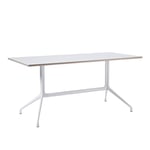 About a Table AAT10 - White Base - White Laminate - 180x90x73 cm