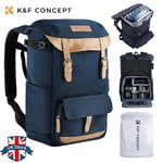 K&F Concept Pro Camera Outdoor Waterproof Shoulder Backpack for DSLR SLR UK V3G7