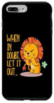 Coque pour iPhone 7 Plus/8 Plus When In Doubt Let It Out Funny Farting Cute Lion Pet