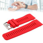 (Red)Silica Gel Watch Band Wristwatch Strap Replacement Fit For Vivo DTT