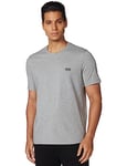 BOSS Mens Mix&Match T-Shirt R Stretch-Cotton Loungewear T-Shirt with Logo Grey