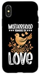Coque pour iPhone X/XS Motherhood Powered By Love