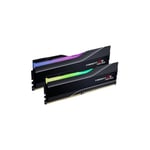 Mémoire RAM G.Skill Trident Z5 NEO RGB Series F5-5600J3036D16GX2-TZ5NR 32Go (2x16Go) DDR5 5600MHz CL30 Noir Mat