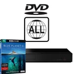 Panasonic Blu-ray Player DP-UB150EB-K MultiRegion for DVD inc Blue Planet 2 UHD