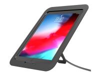 Compulocks iPad 10.2 Lock and Security Case Bundle with Combination Cable Lock - Baksidedeksel for nettbrett - aluminium - svart - 10.2 - for Apple 10.2-inch iPad (7. generasjon, 8. generasjon, 9. generasjon)
