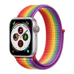 Apple Watch 5 (44mm) Nylon Armband - Pride Edition