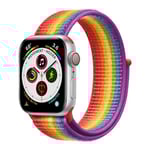 Apple Watch 5 (44mm) Nylon Armband - Pride Edition