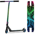 Soke Evo Street Trottinette Freestyle ABEC-9 Carbon - Trottinette Freestyle Adulte pour Skatepark - Trottinette Freestyle Garçons & Filles pour Faire des Tours & Fouets - pour Adolescents 11-15