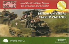 Plastic Soldier 1/72 Universal Carriers Variants (7 Fast Assembly Carriers)