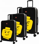 LEGO - ColourBox Minifigure Head Trolley Set - 3 pcs - Black (20184-1980)