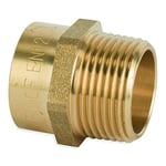 Flowflex P902TSR.18 Solder Ring Bronze Male Iron Taper Adaptor, 22 mm x 3/4-Inch, Set of 25 Pieces