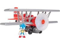 SONIC plane Tornado Biplane with Sonic figure