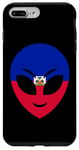 Coque pour iPhone 7 Plus/8 Plus Drapeau drôle extraterrestre haïti