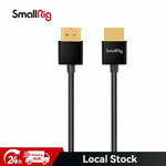SmallRig 4K Video Cable 35cm Ultra Thin Cord, High-Speed Supports 3D 2956B