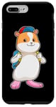 Coque pour iPhone 7 Plus/8 Plus Hamster Étudiants Sac à dos Casquette