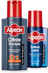 Alpecin Caffeine Shampoo C1 and Liquid | Natural Hair Growth for Men | Energizer