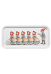 Design House Stockholm Elsa Beskow Bricka 13x28cm Elf Family Vit