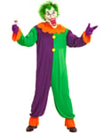 Evil Joker Inspirert Kostyme med Maske