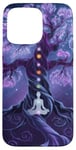 Chakra Méditation Arbre Nature Univers Éléments Coque pour iPhone 15 Pro Max