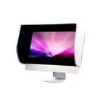 MNSSRN 27-Inch Computer Screen Hood, Anti-Stray Light And Anti-Peeping Eye Protection Baffle, Suitable for Apple Imac/Imacpro Model Computers, Suitable for Frame Width 65CM,Silver