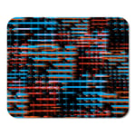 Mousepad Computer Notepad Office 1980 Glitch Cyberpunk Digital Gradient and Abstract Big Data Home School Game Player Computer Worker Inch