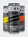 NOCCO FOCUS Mixflak 24-pack, 180mg koffein - sockerfri funktionsdryck