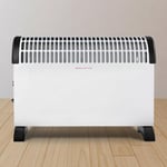 Electric Convection 2000W Heater Radiator Thermostat Free Standing Winter Care