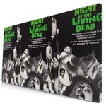 Night of The Living Dead Mouse Pad Rectangle Non-Slip Rubber Gaming/Working Geek Mousepad Comfortable Desk Mouse Pad Gift 15.8x29.5 in