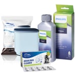 Water Filter CA6903 Cleaning Tablets CA6704 Descaler CA6700 For Philips LatteGo