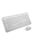 Logitech Signature MK650 for Business - Tastatur & Mus set - Ungerska - Vit