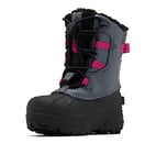 Columbia Youth Unisex Little CHILDRENS BUGABOOT CELSIUS Boots, Graphite, Wild Fuchsia, 11