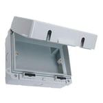 Europa IP55 2 Gang Empty Weatherproof Outdoor Lockable Enclosure Box for Double Socket / Switch