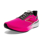 BROOKS Femme Hyperion GTS Sneaker, Pink Glo/Green/Black, 42.5 EU