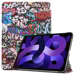 Apple iPad Air 11 6th Gen (2024) Tri-Fold Fodral, Graffiti