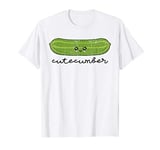Funny Cute Cucumbers Design For Him Her Valentines T-Shirt