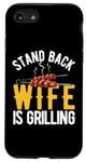Coque pour iPhone SE (2020) / 7 / 8 Stand Back Wife is Grilling Barbecue rétro