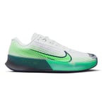 Nike Court Vapor 11 Chaussure Terre Battue Hommes - Blanc , Vert Fluo