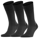 Falke Strumpor 3P Sensitive Berlin Svart Strl 43/46 Herr