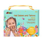 AVENIR Nagelklistermärken och tatueringar Blommor