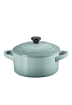 Le Creuset Mini gryta Stengods 10 cm Seasalt Blå